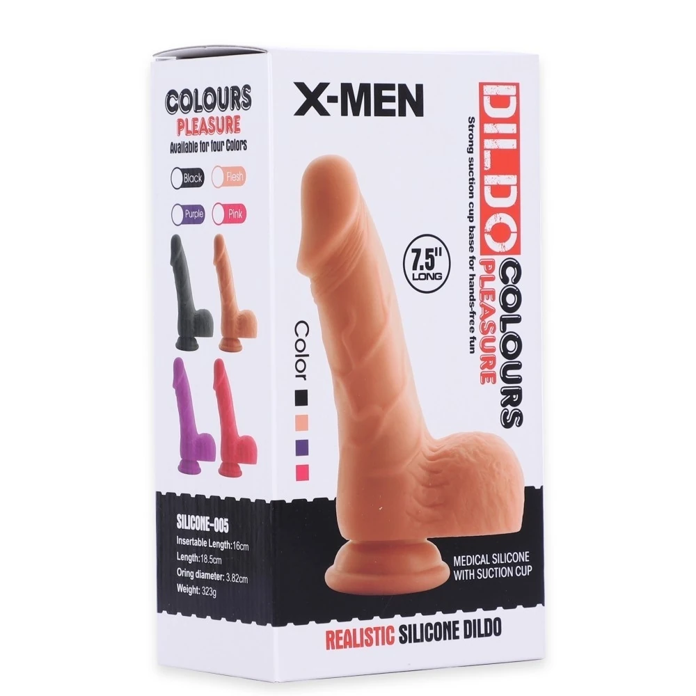18 Cm Esnek Dokuda Yumuşak Belden Bağlamalı Realistik Penis