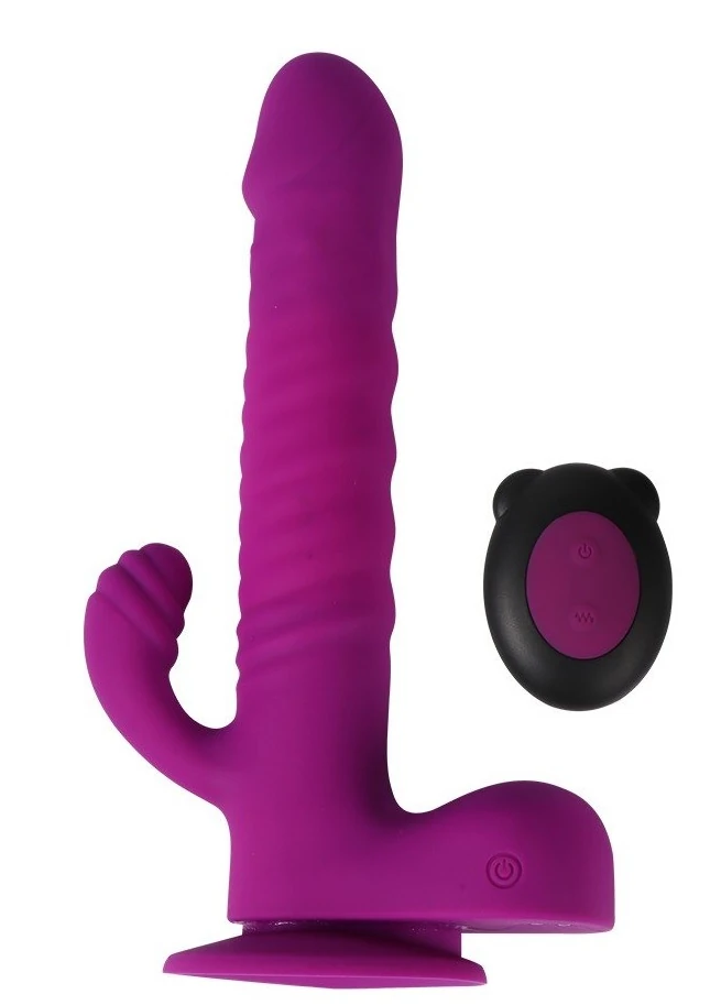 Caesar 3 Hız Modlu İleri Geri Hareketli Vantuzlu Dönebilen Kumandalı Vibratör