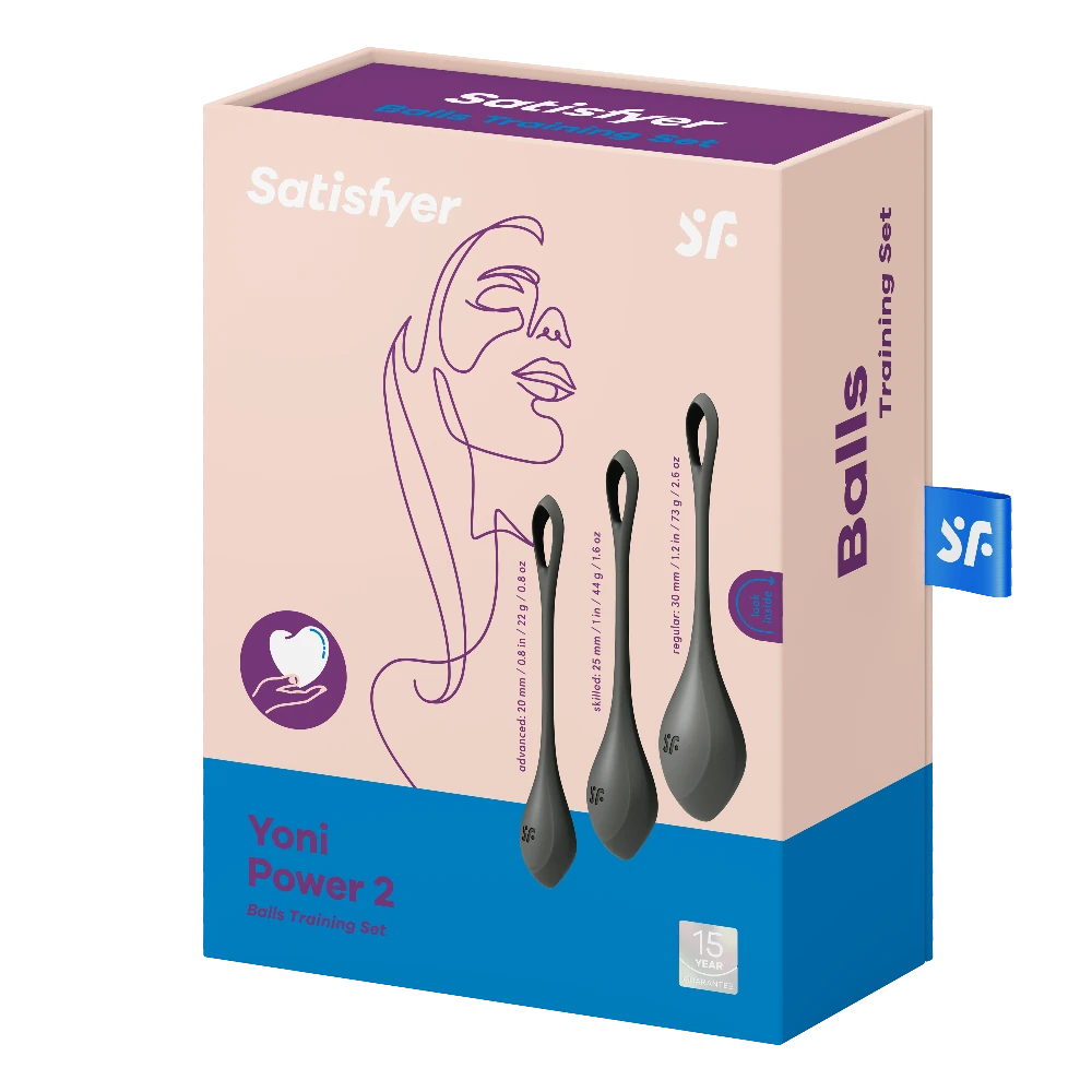 Satisfyer Yoni Power 2 Silikon 3 Adet Kegel Egzersiz Top Seti