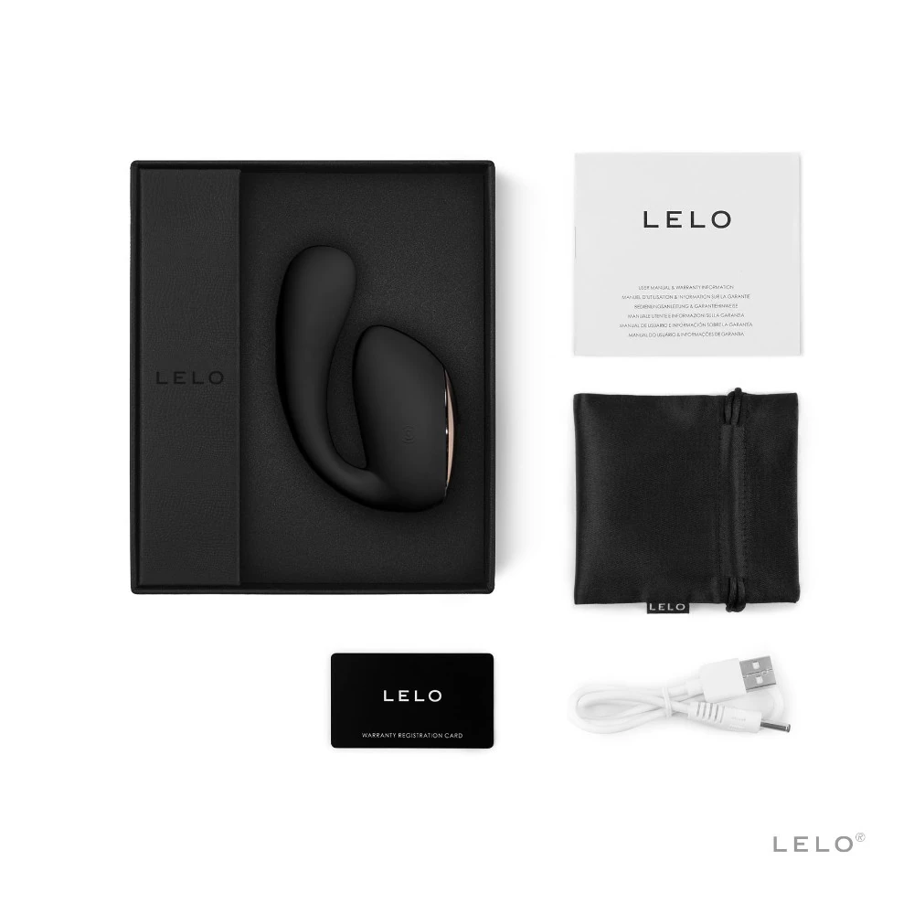 Lelo Ida Wave Black App Kontrol Dönen Parmak Hareketli ve Titreşimli Vibratör