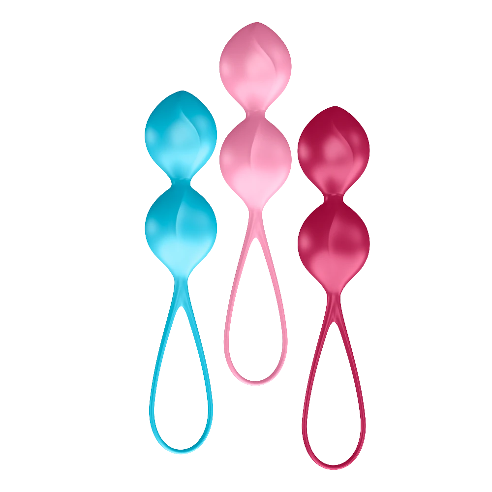 Satisfyer V Balls 3 Adet Yumuşak Dokulu Kegel Egzersiz Top Seti