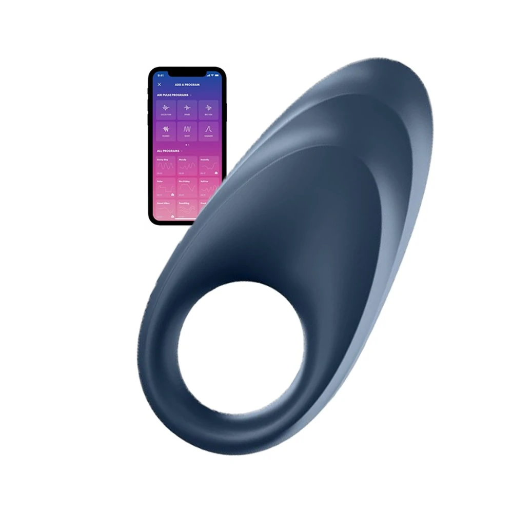 Satisfyer Powerful Mighty Telefon Kontrol Şarjlı Penis Halkası