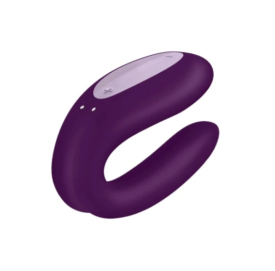 Satisfyer Double Joy Violet Telefon Kontrol Çiftlere Özel Vibratör