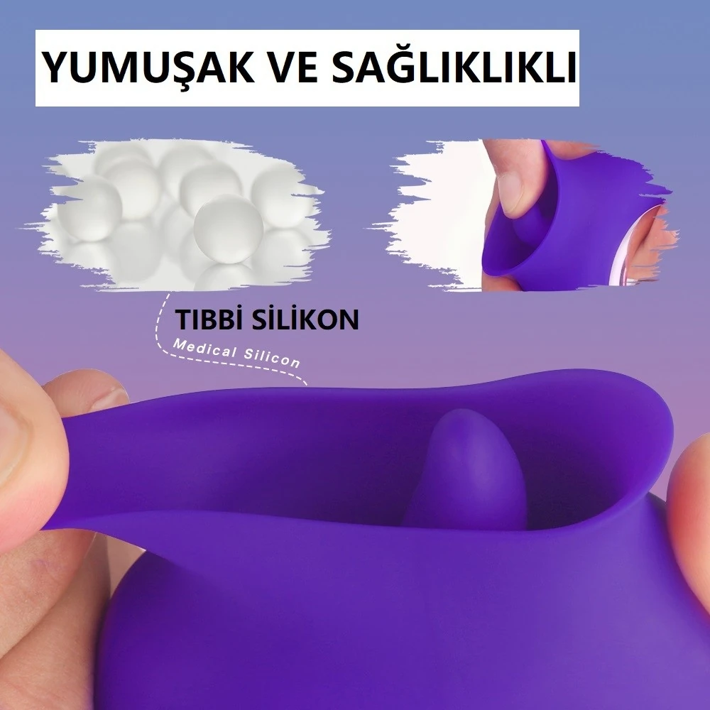 Amazing 9 Modlu Titreşimli & 9 Fonksiyonlu Dil Hareketli Vibratör