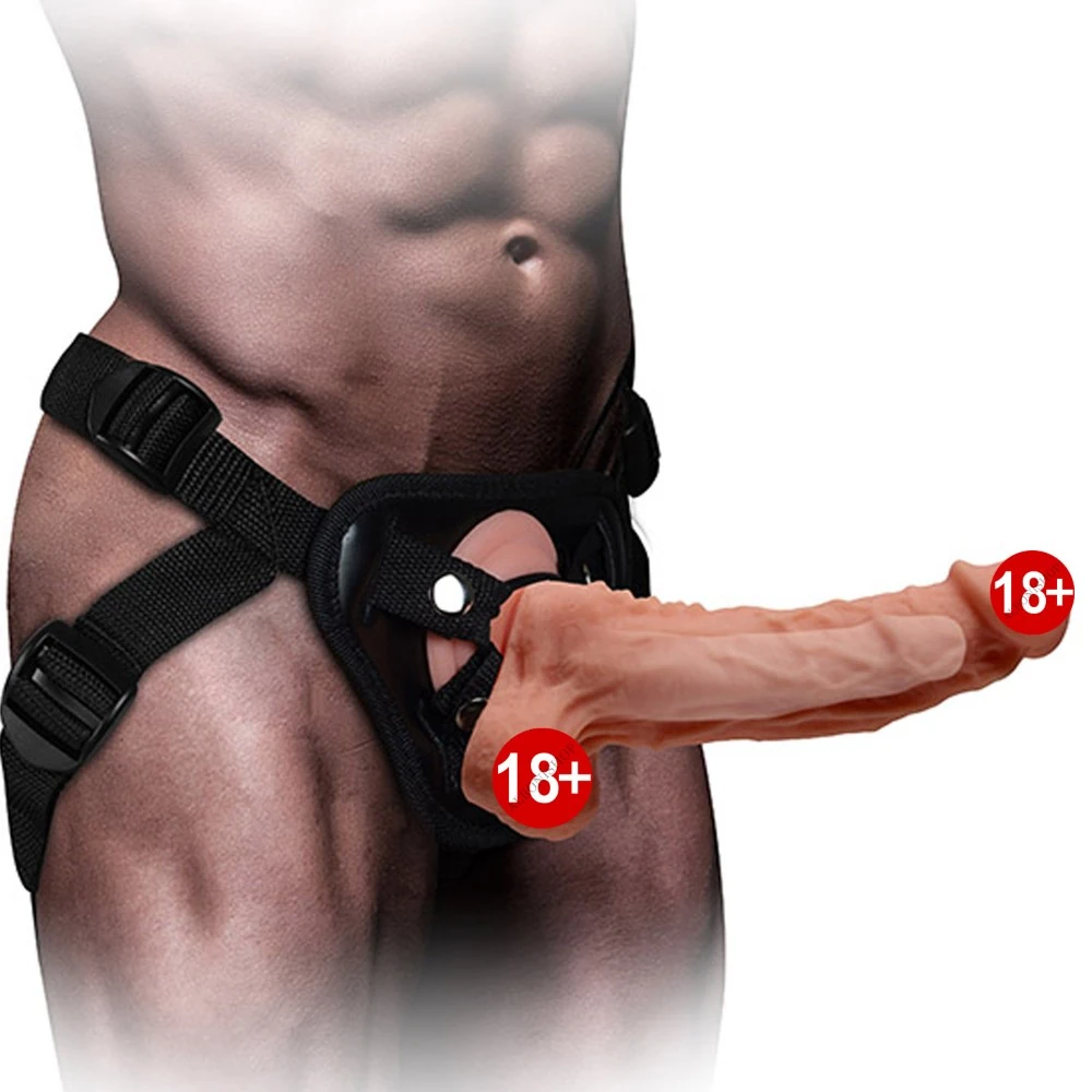 Fenry 19.5 Cm Liquid Silikon Ultra Yumuşak Penis Kılıfı&İçi Boş Kemerli Penis