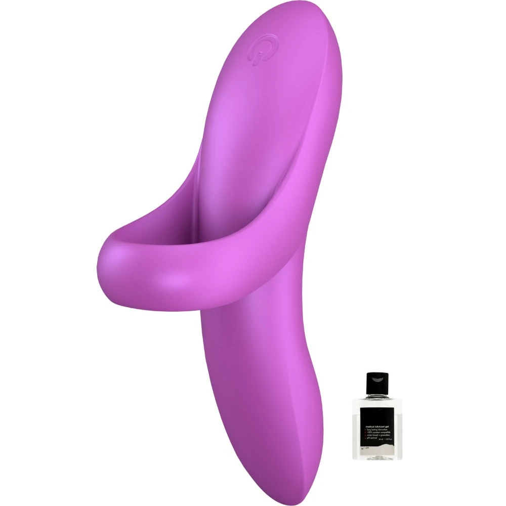 Satisfyer Bold Lover Dark Pink 12 Farklı Titreşim Modlu Parmak Vibratörü