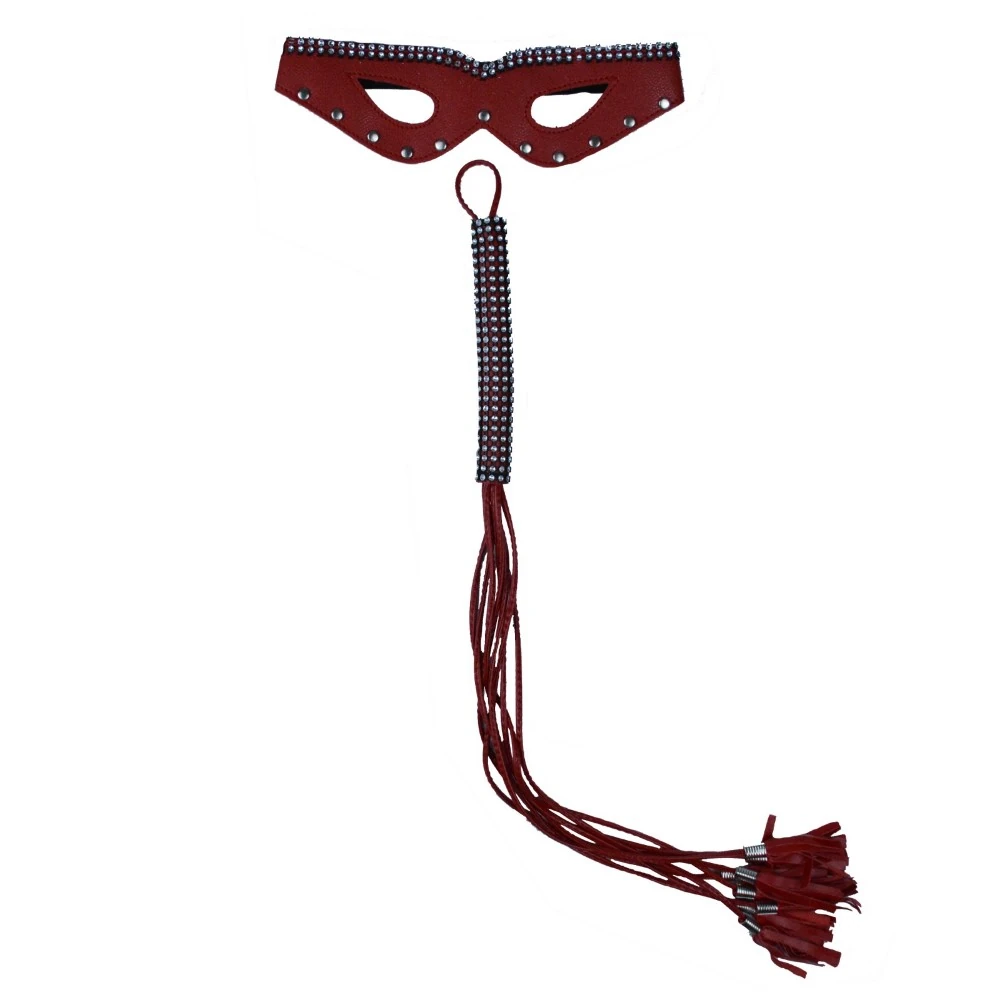 Kırmızı Püsküllü Lüks Kamçı