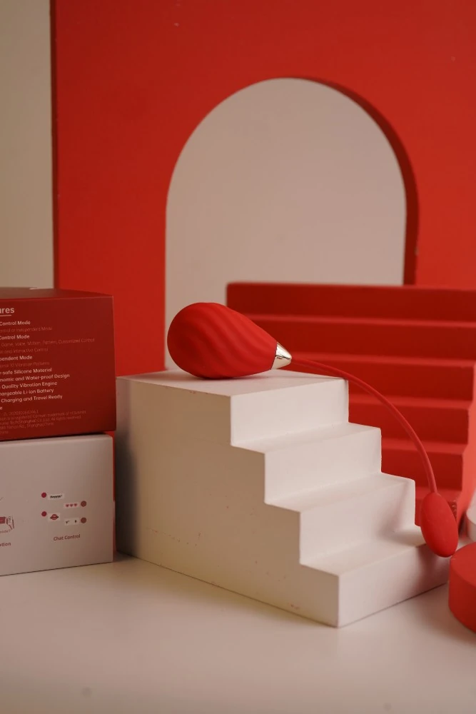 Magic Sundae Telefon Uyumlu Her Yerden Kontrol Edilebilen Titreşimli Vibratör