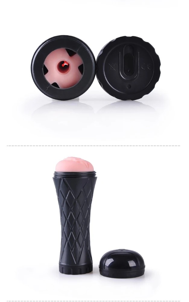 Fener Tipi İçi Tırtıklı Realistik Vajina Mastürbatör