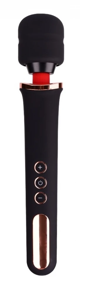 10 Farklı Titreşim Moduna Sahip Siyah Masaj Vibratör Aleti