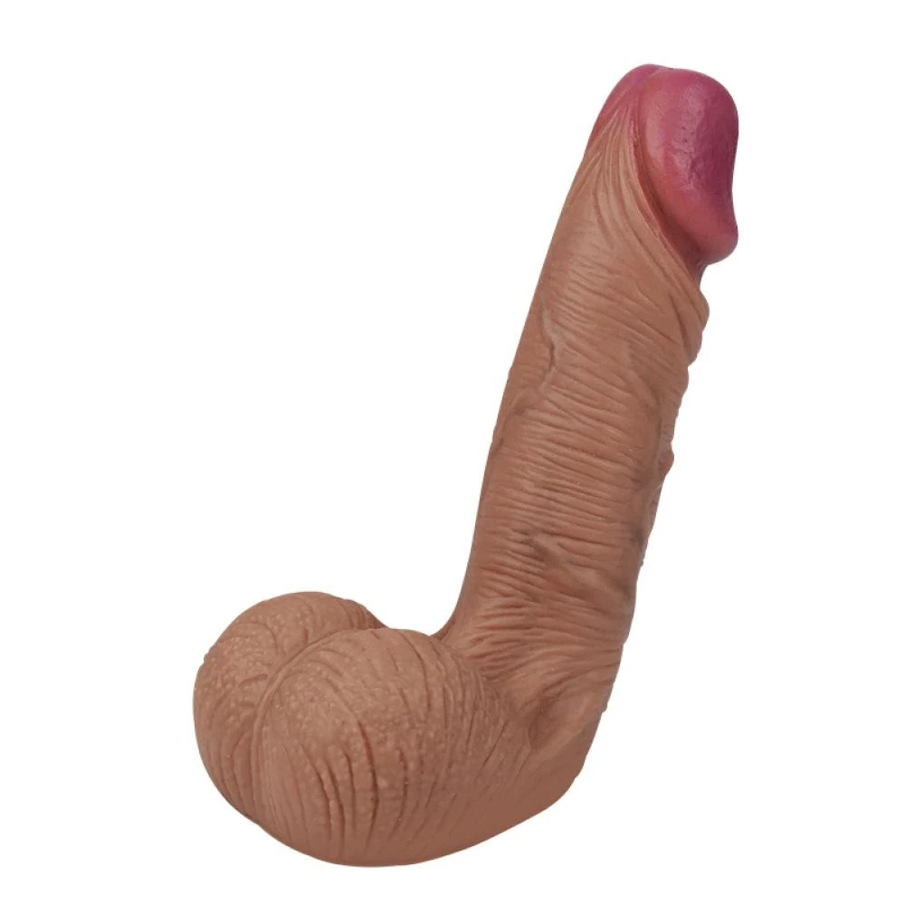 Double Layer Özel Üretim Çift Katmanlı 21 cm Realistik Penis Kılıfı