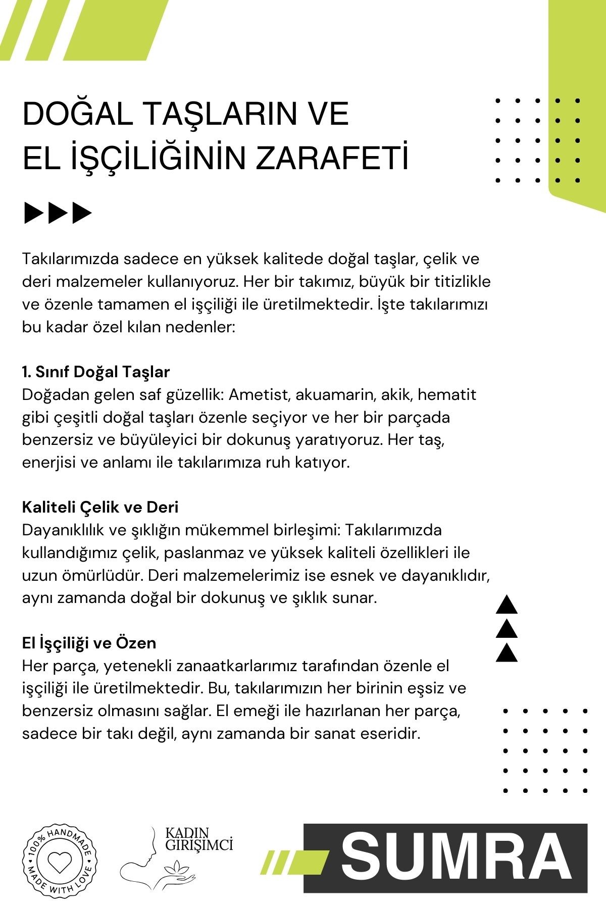 Kırık Beyaz Sedef Hematit Doğal Taş Bileklik SM-B-0026