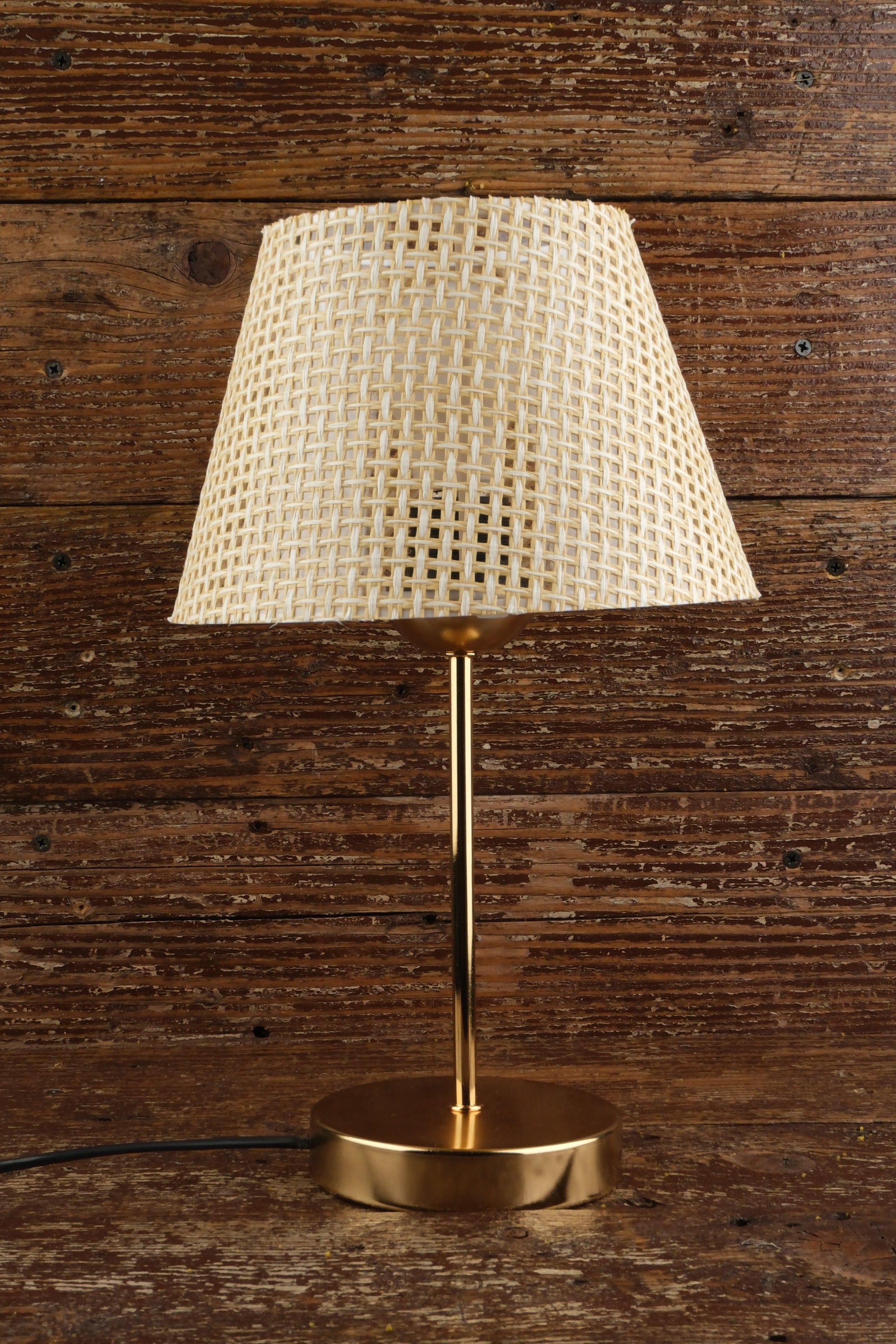 Küçük Gece Lambası Abajur Krem 37cm x 19 cm SM-E-0017