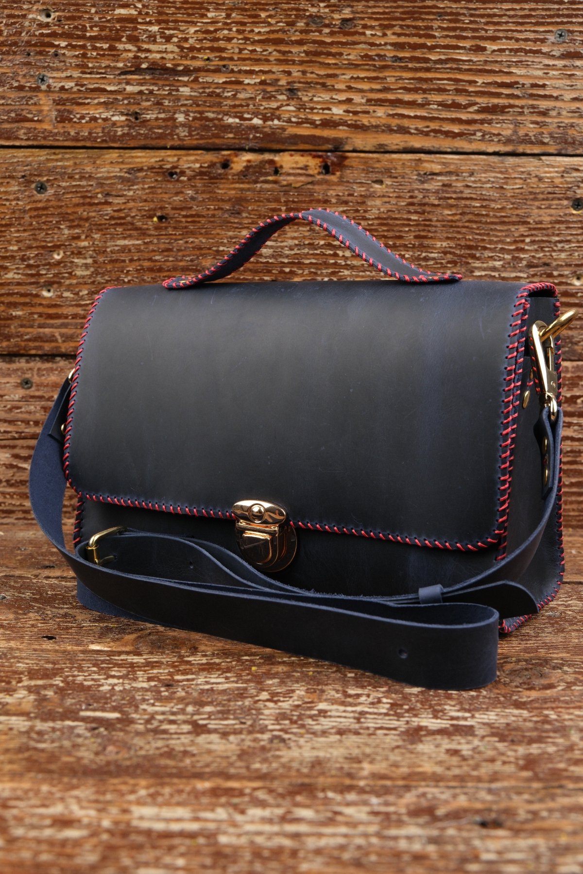 El Yapımı %100 Hakiki Dana Derisi El ve Omuz Çantası Mor 29cmx16cmx8cm SM-D-0063