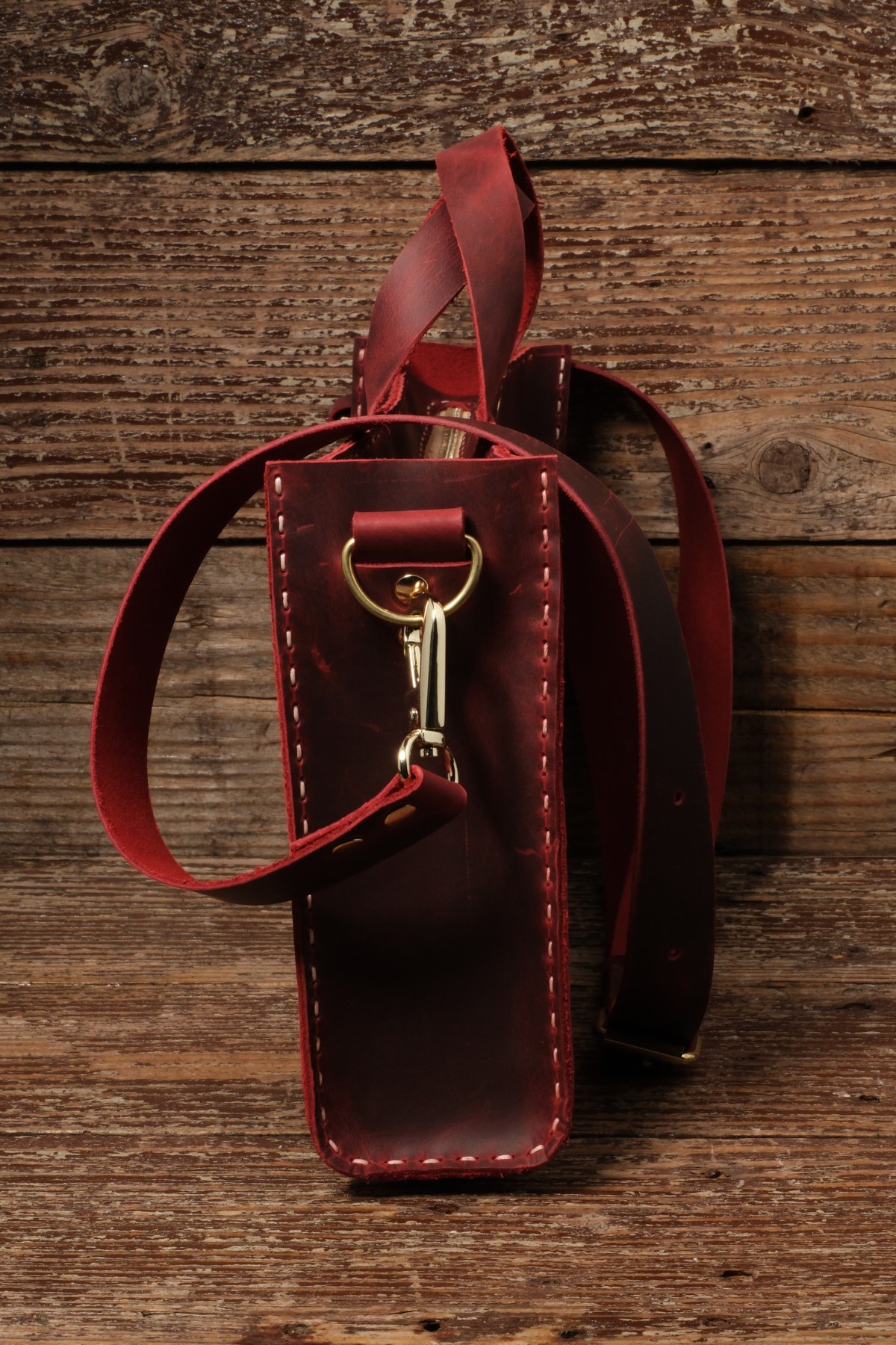 El Yapımı %100 Hakiki Dana Derisi El ve Omuz Çantası 29cmx20cmx7cm SM-D-0068 - bordo