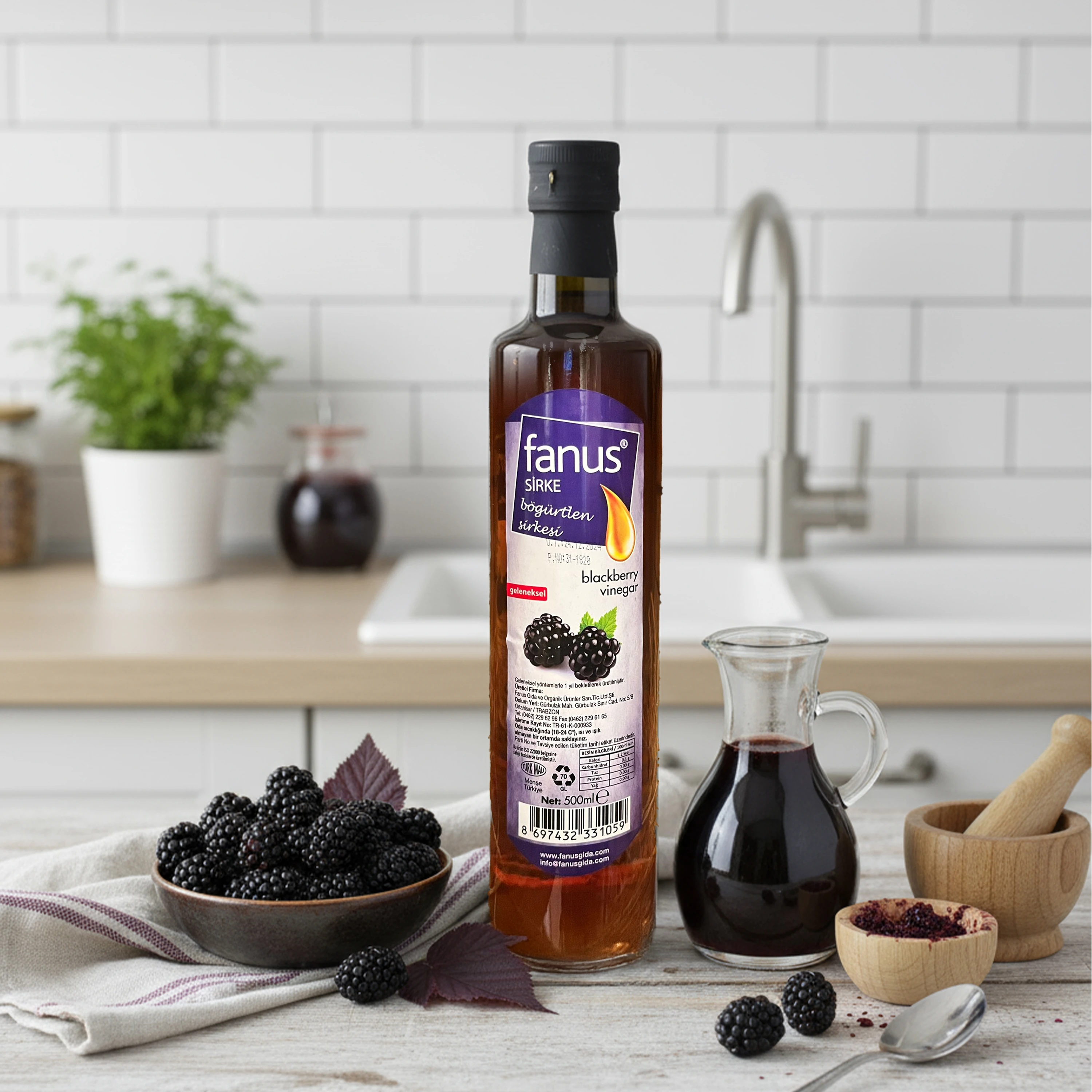 Böğürtlen Sirkesi 500g