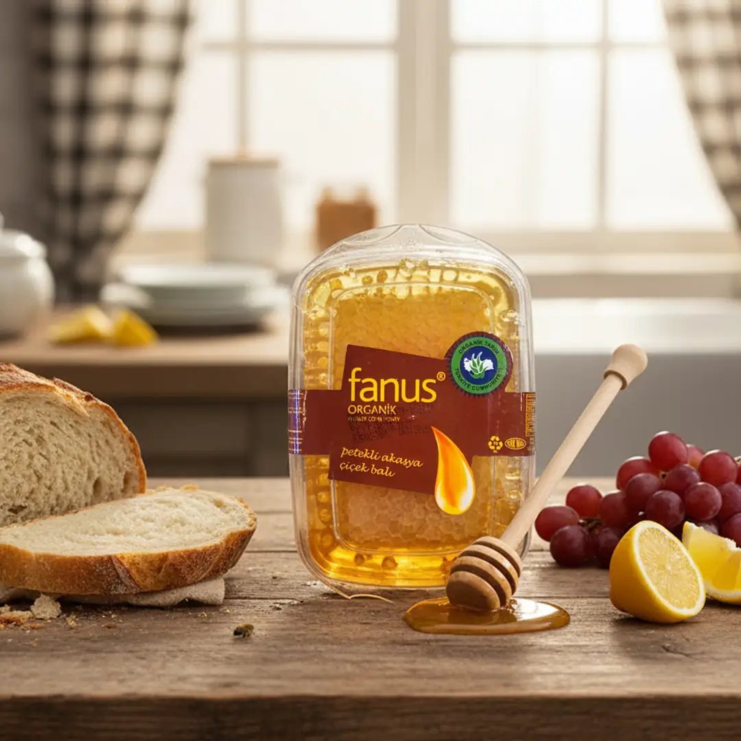 Organik Petekli Çiçek Balı 220 Gr - 2