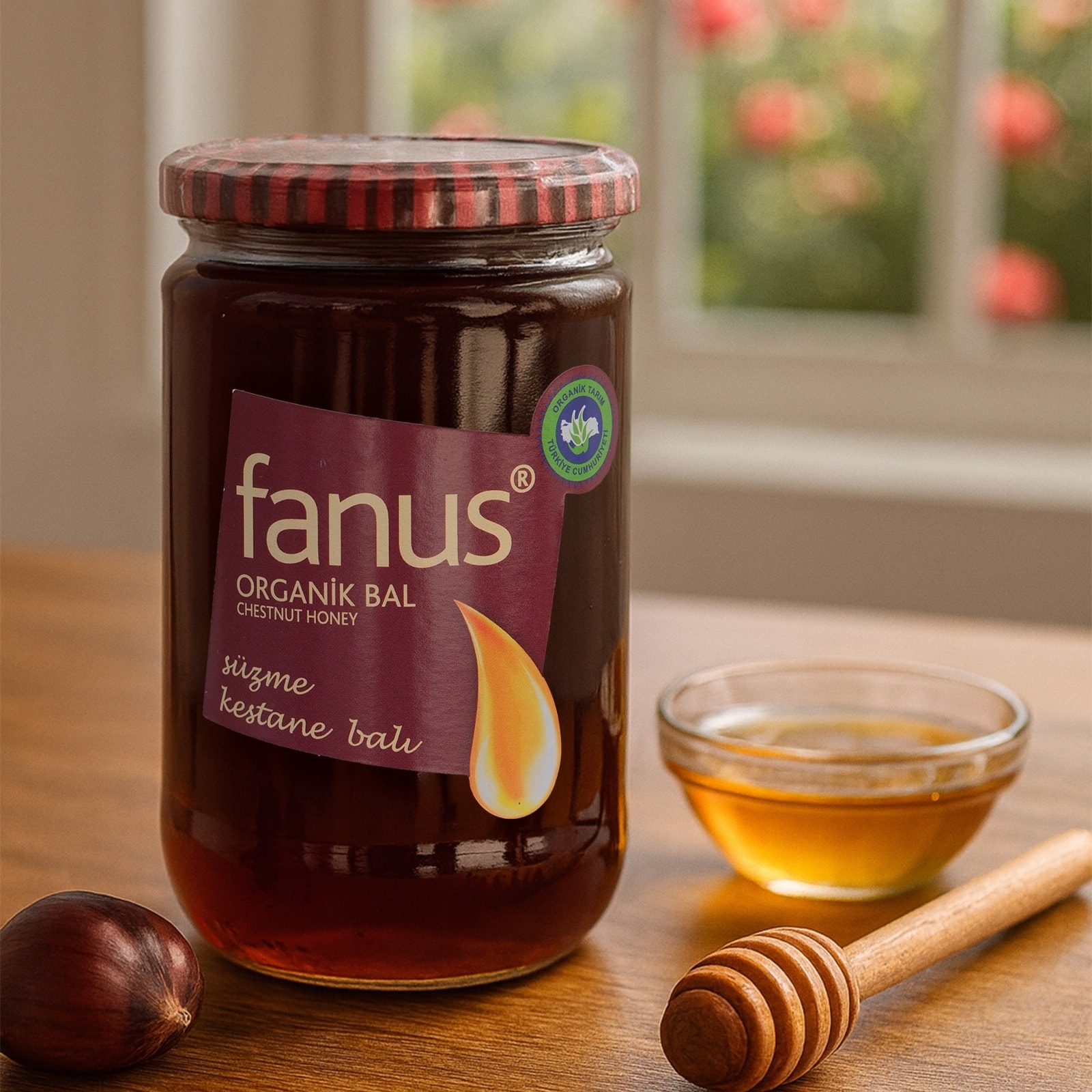 Fanus Organik Kestane Balı 850g