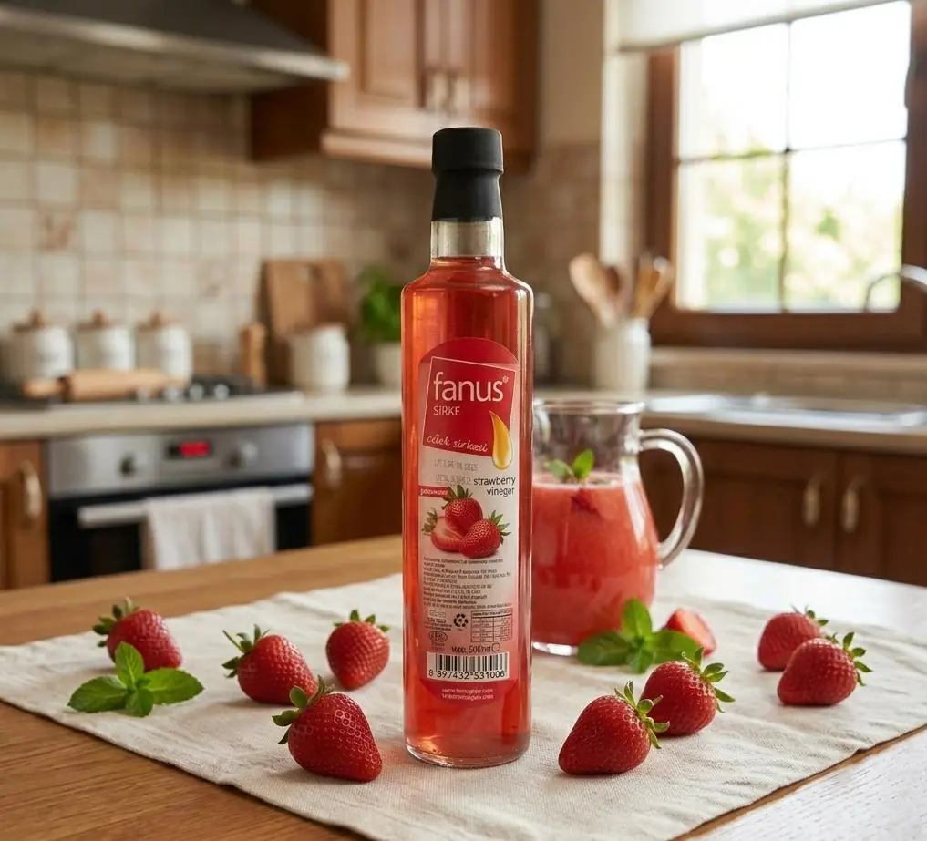 Çilek Sirkesi 500 ml