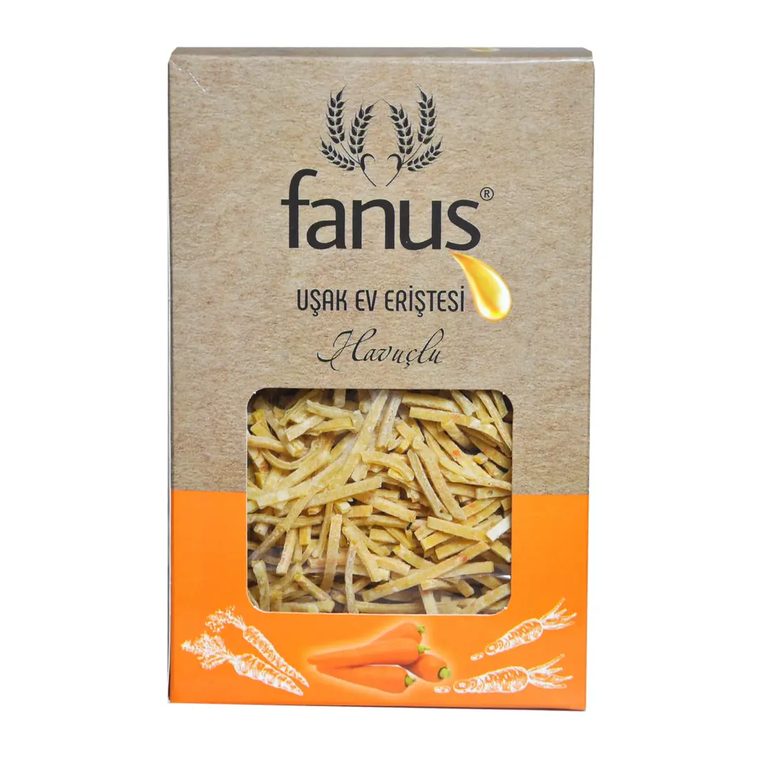 Fanus Uşak Ev Eriştesi Havuçlu 350g - 2