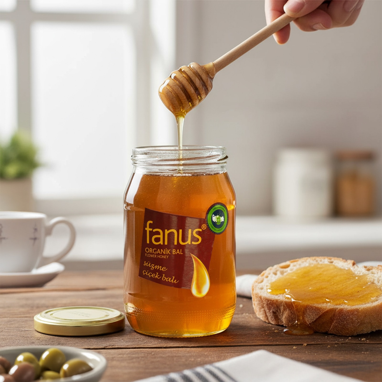 Fanus Organik Çiçek Balı 460g
