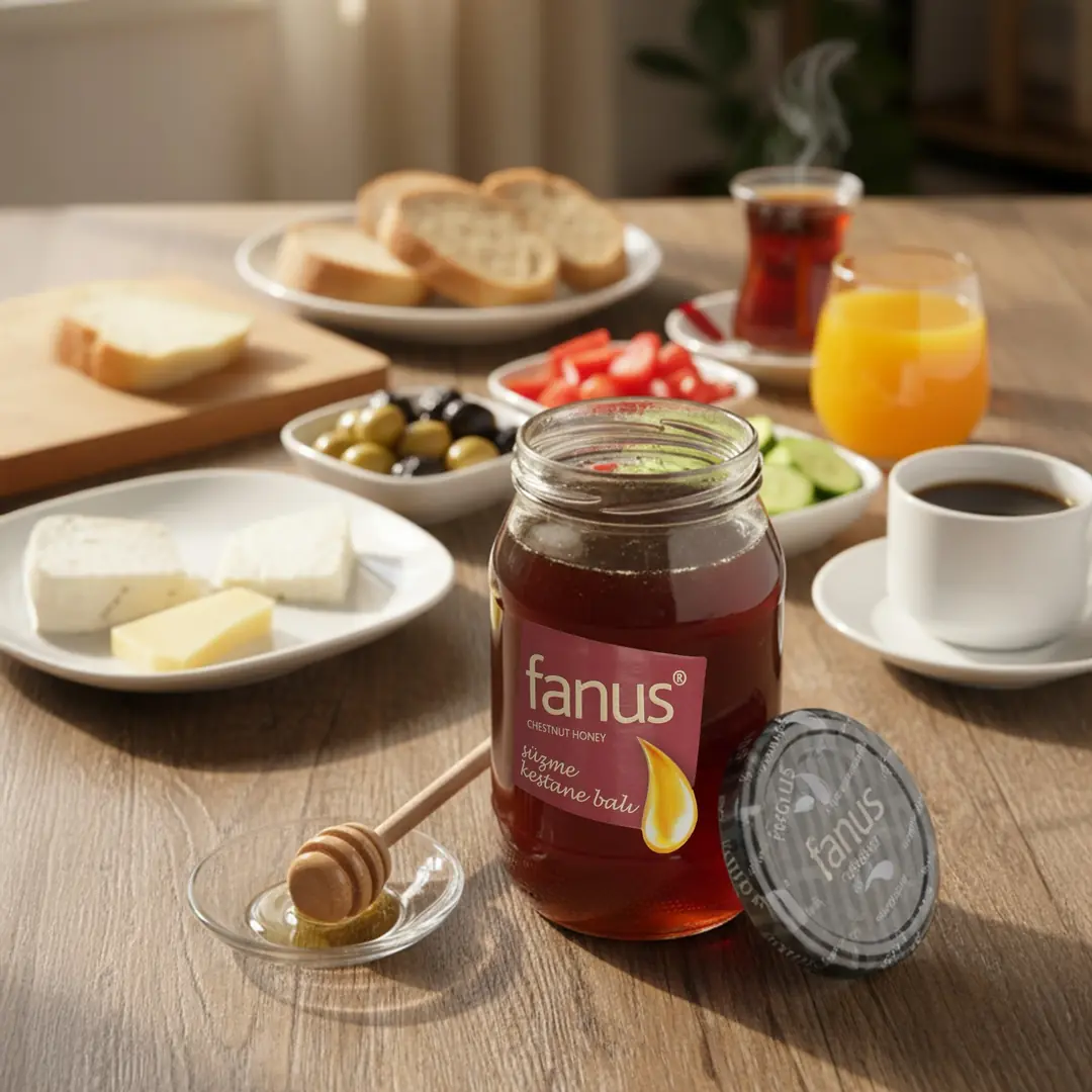 Fanus Organik Kestane Balı 460g - 4