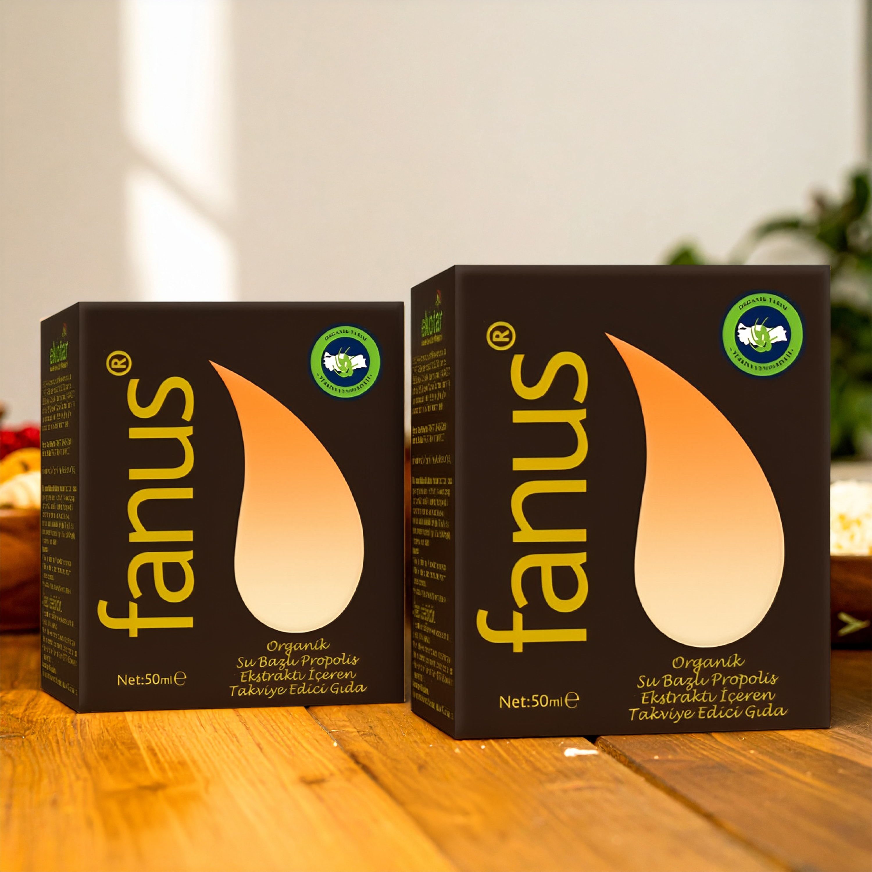 Fanus Su Bazlı Organik Propolis 50ml x 2 Adet
