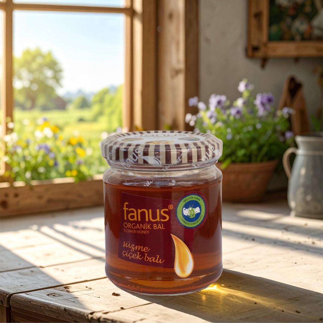 Fanus Organik Çiçek Balı 225g