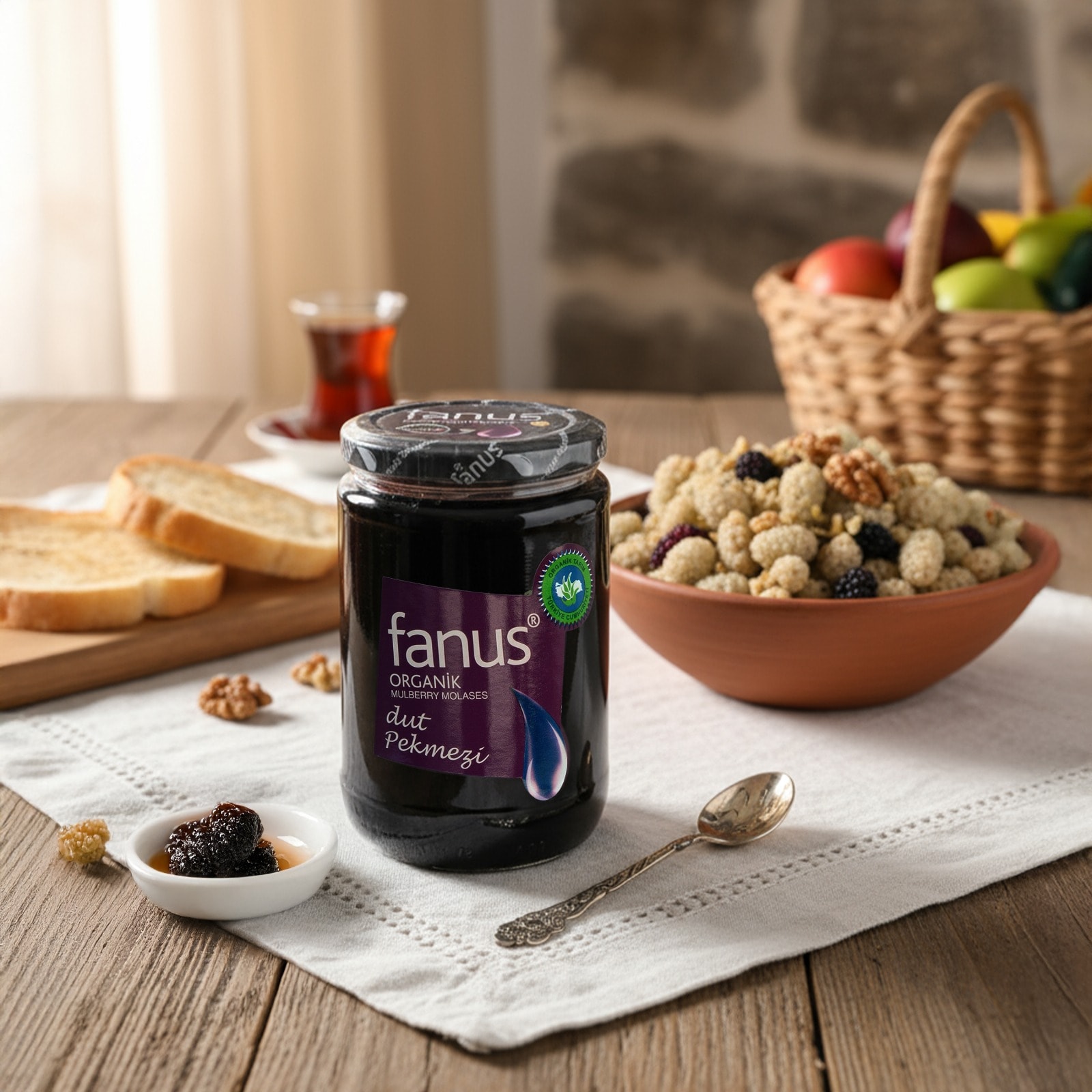Fanus Organik Dut Pekmezi 800g