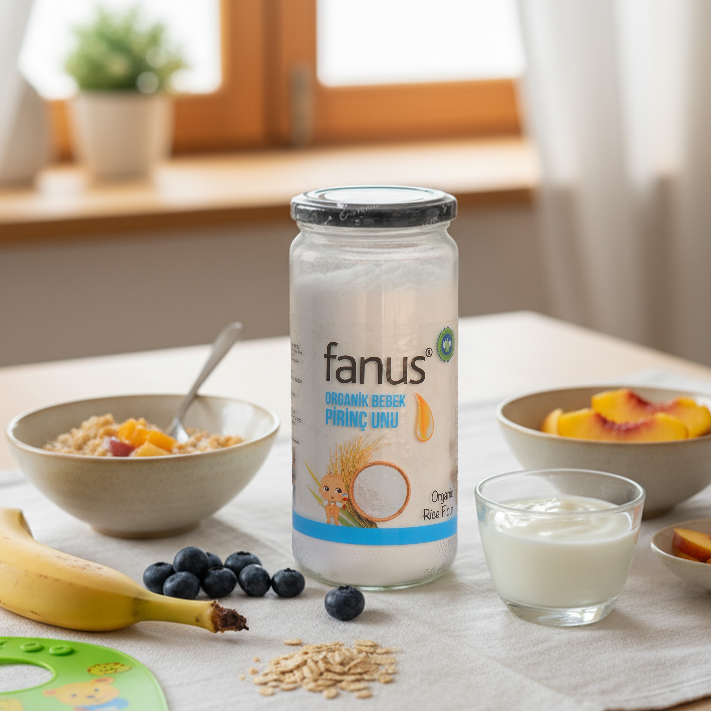 Organik Bebek Pirinç Unu 300g