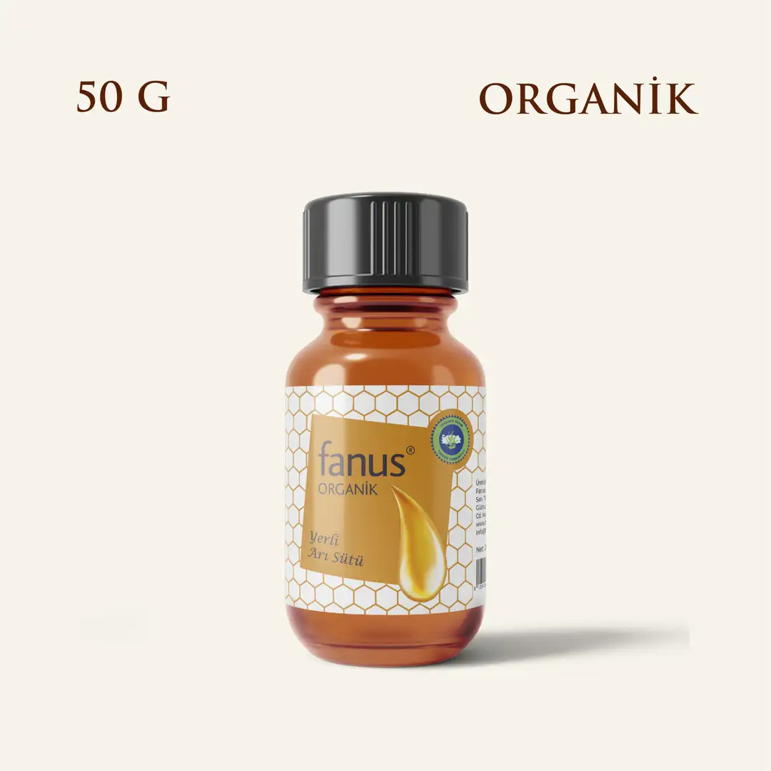 Fanus Organik Yerli Saf Arı Sütü 50g