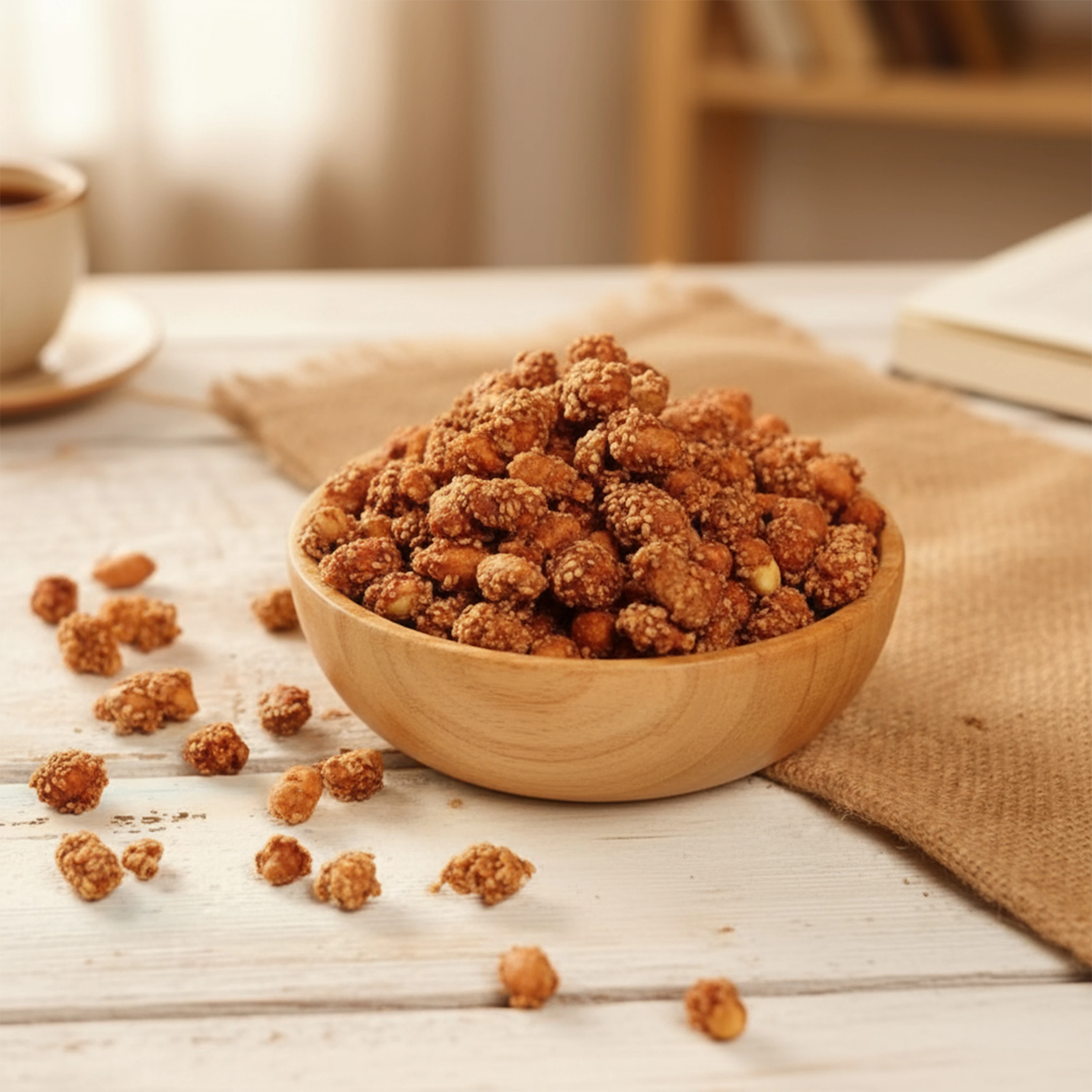 Susamlı İç Fıstık 250Gr