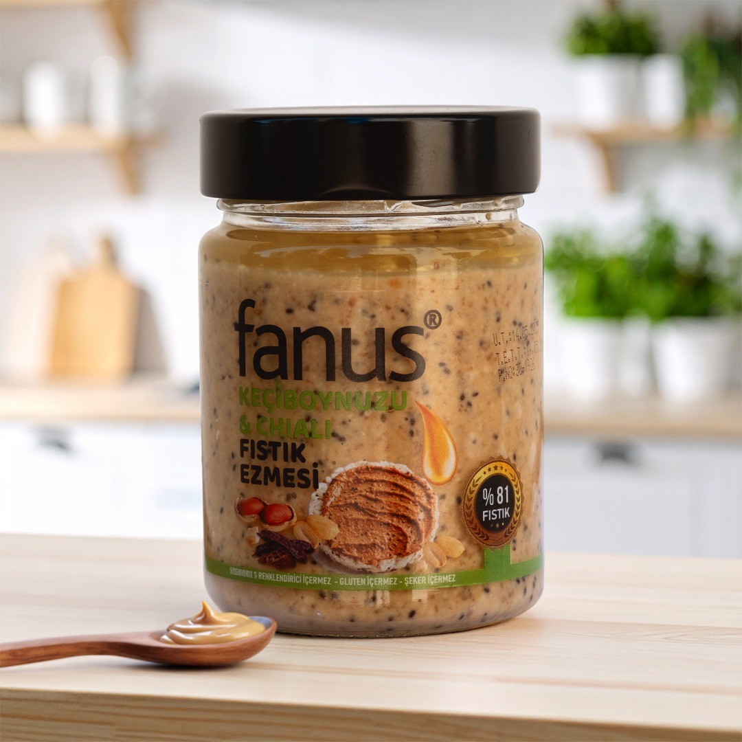 Fanus Keçiboynuzu & Chialı Fıstık Ezmesi 300g