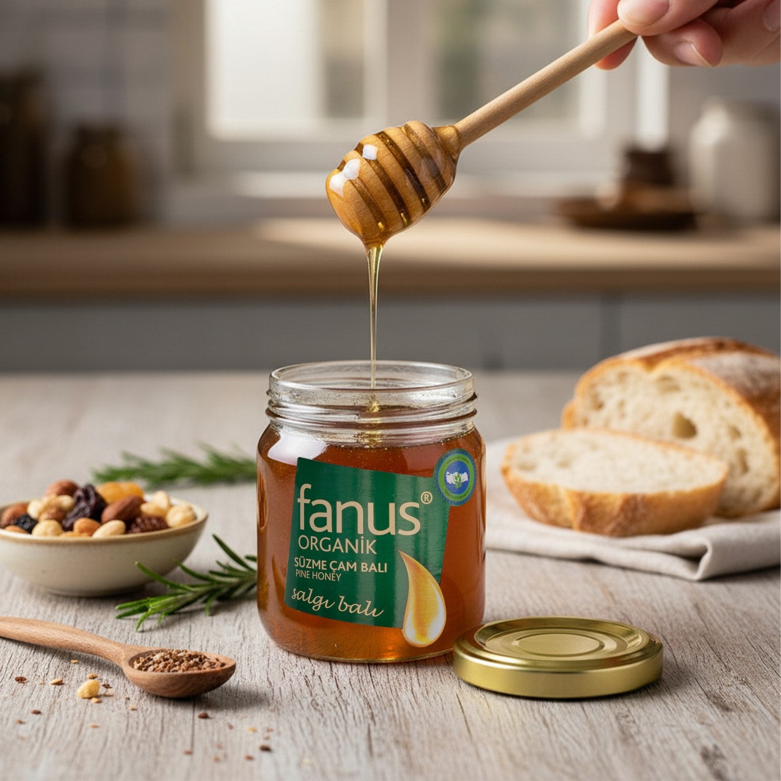 Fanus Organik Çam Balı 225g