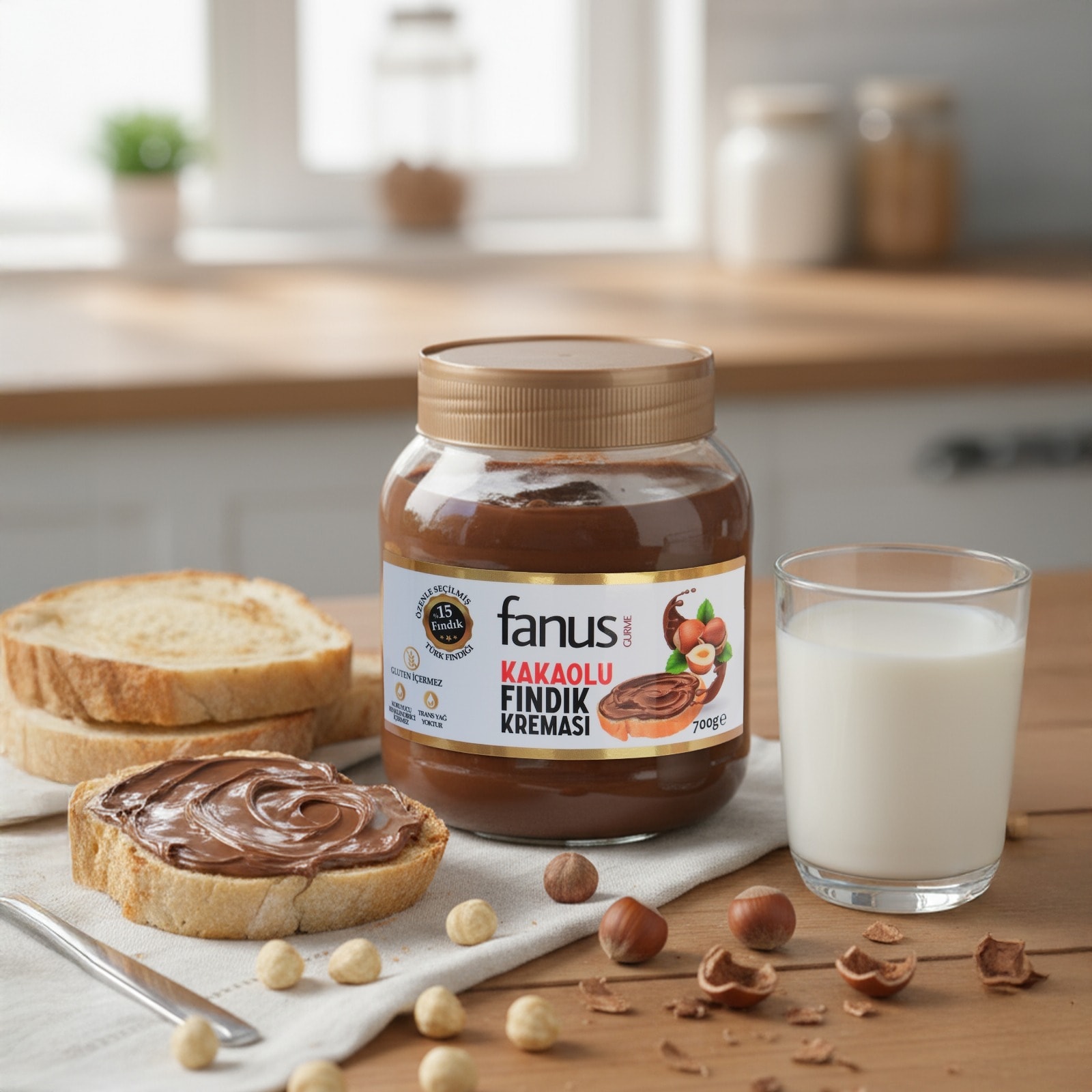 Gurme Kakaolu Fındık Kreması 700G