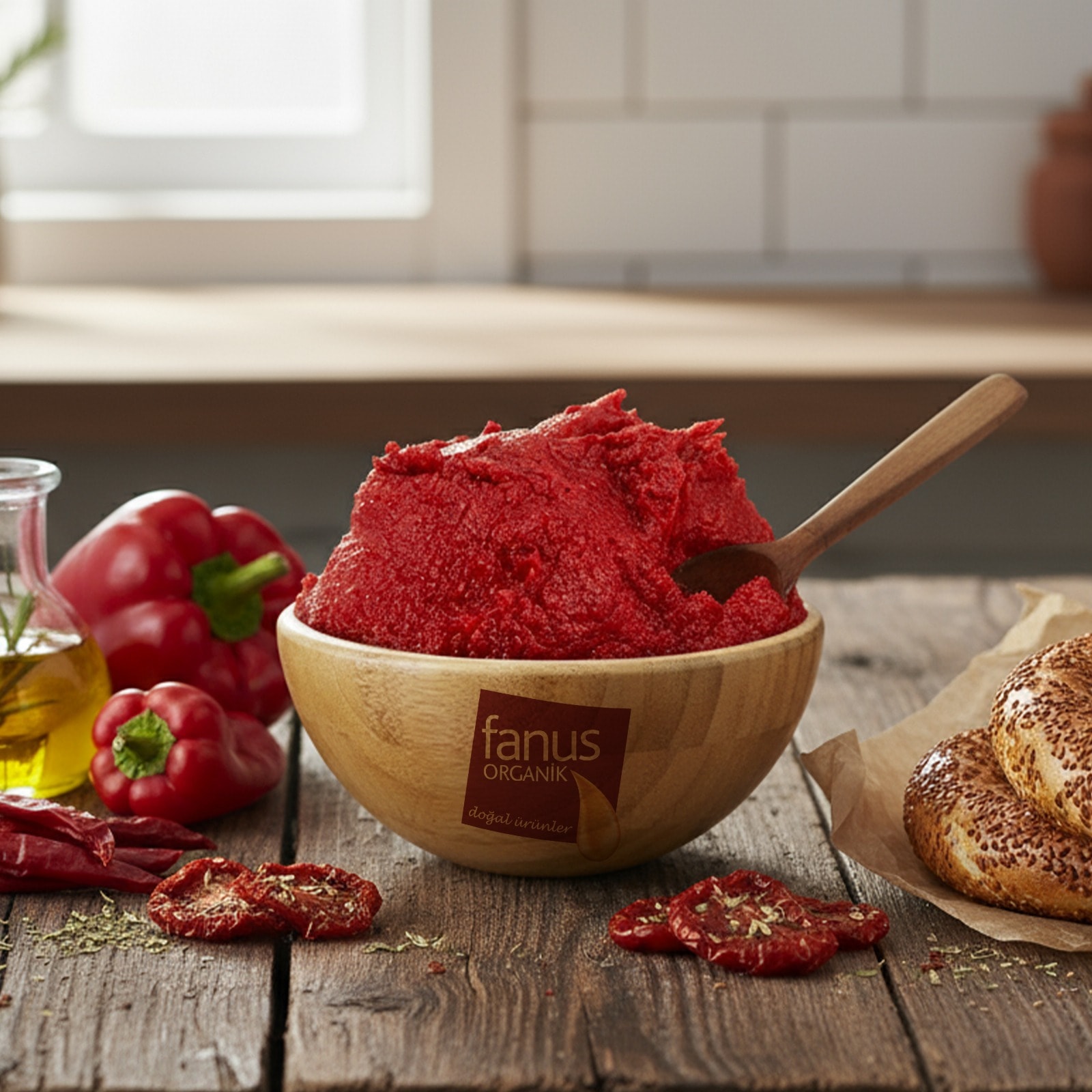 Antep Tatlı Biber Salçası 1000g
