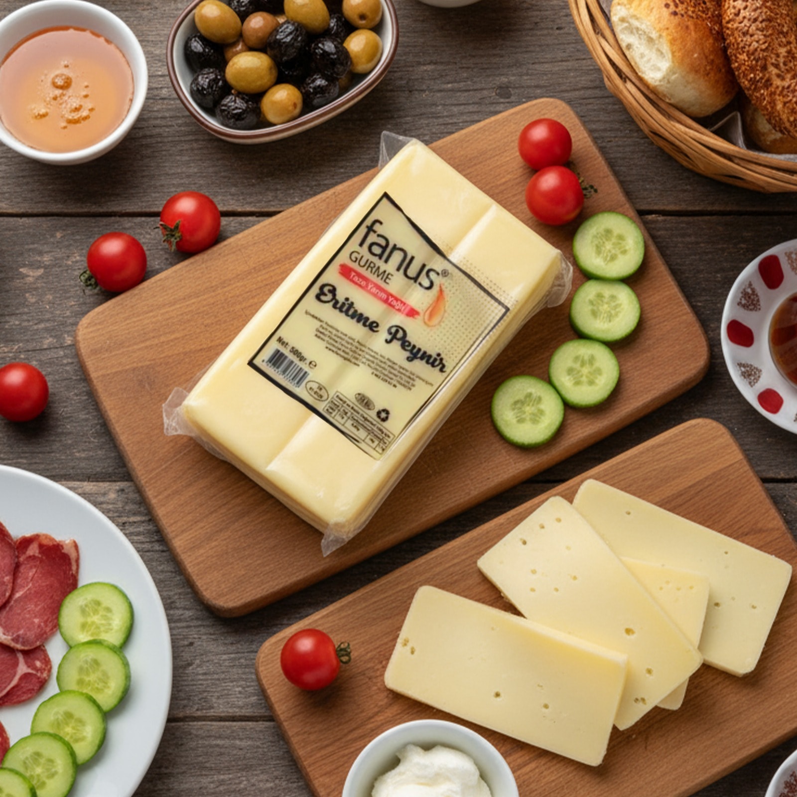 Yarım Yağlı Eritme Peyniri 500g
