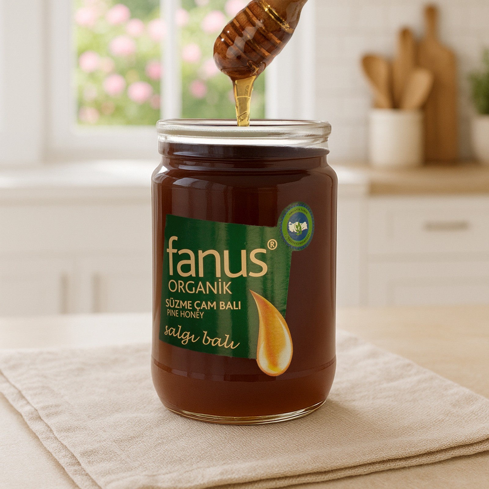 Fanus Organik Çam Balı 850g