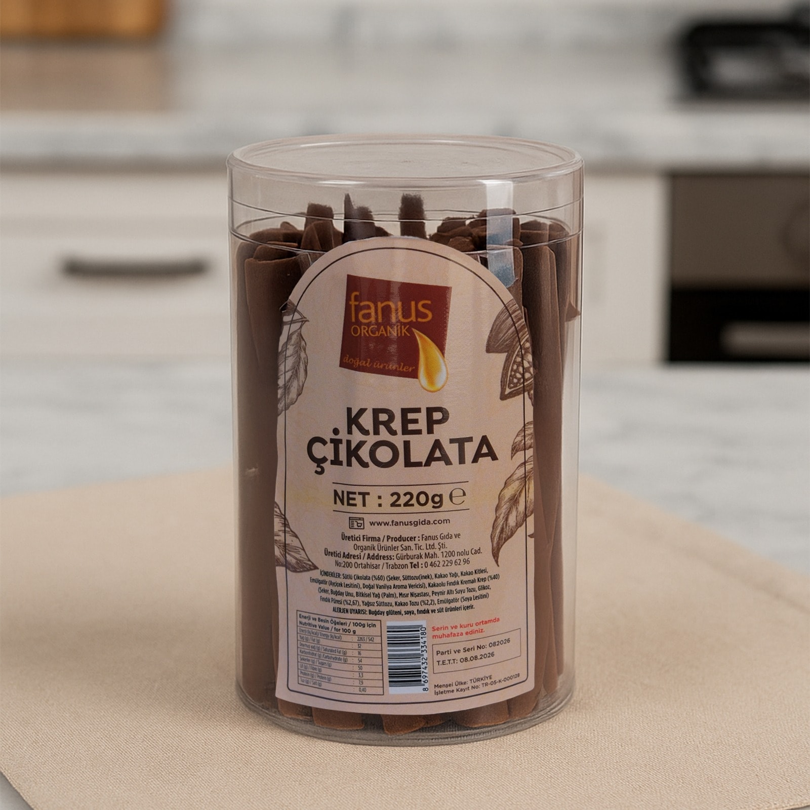 Krep Çikolata 220G