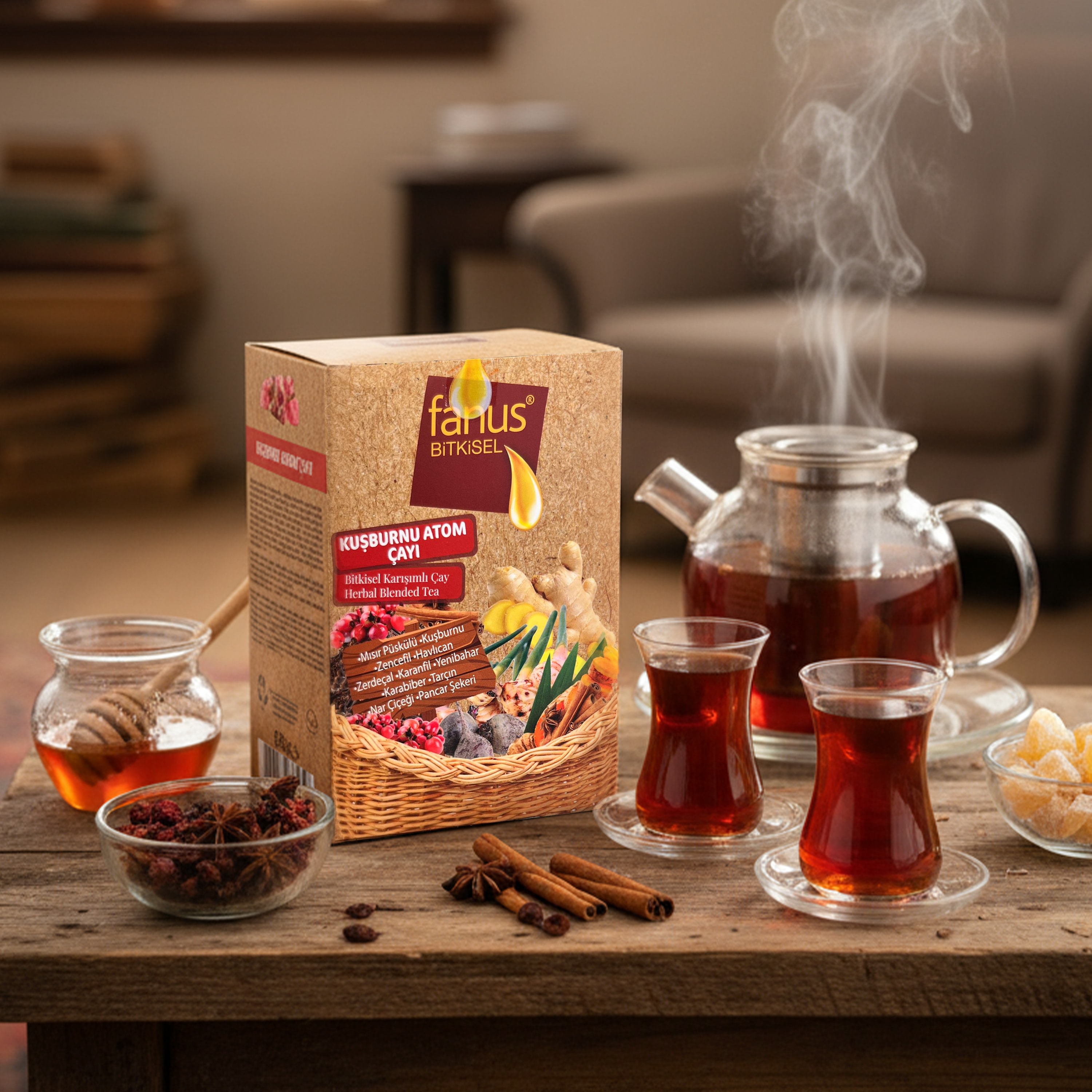 Fanus Kuşburnu Atom Çayı 150Gr