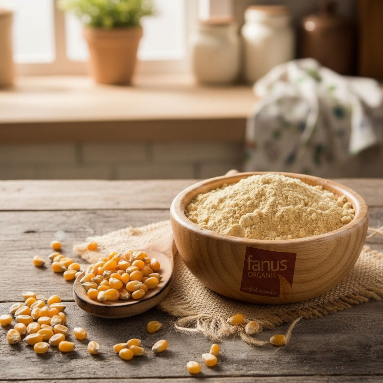 Fırınlanmış Mısır Unu 1000g