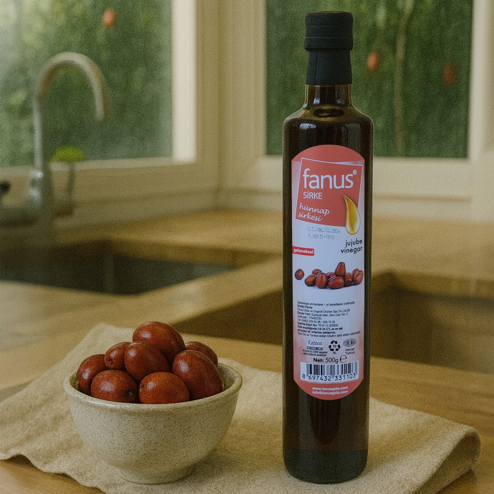 Hünnap Sirkesi 500g