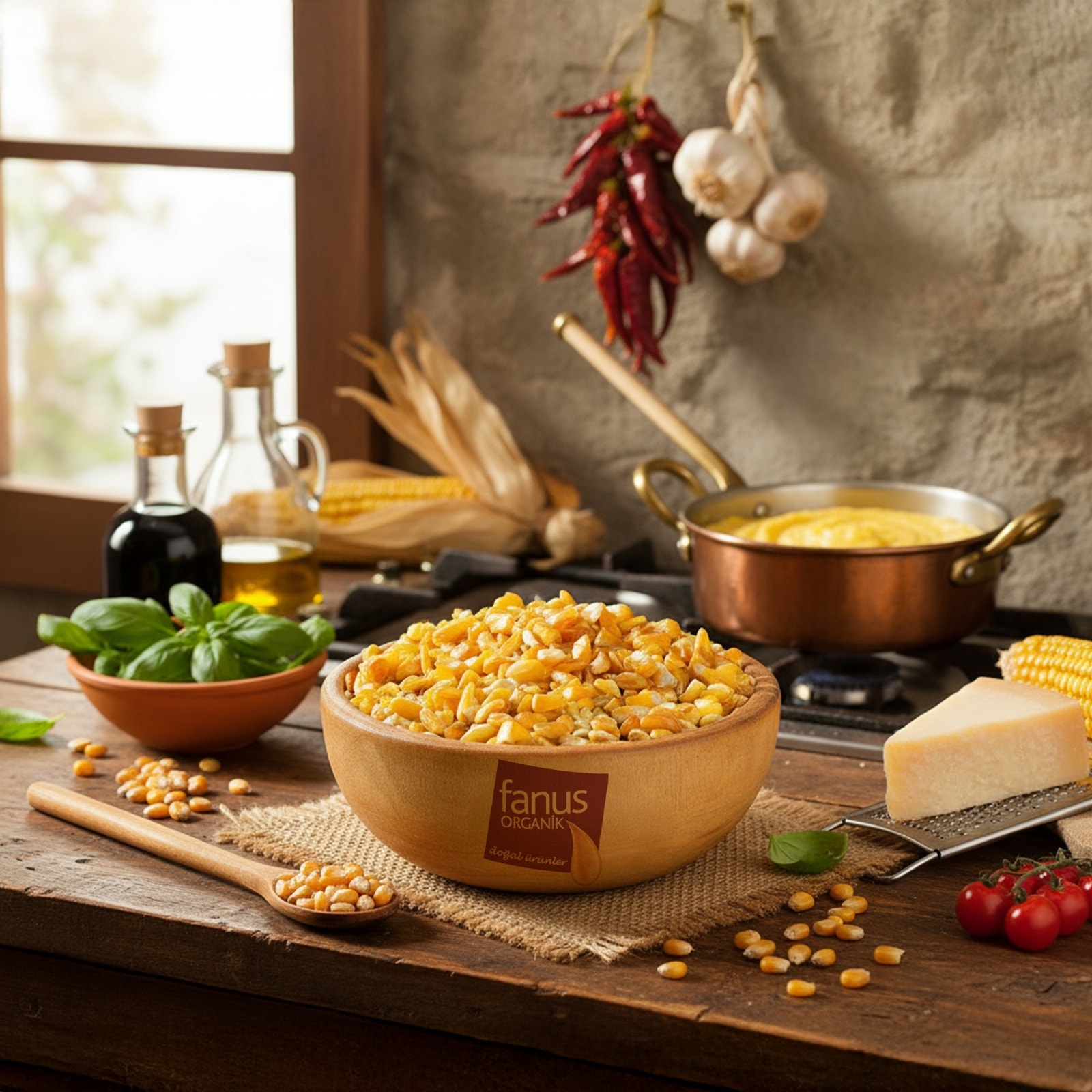 Fırınlanmış Mısır Yarması 1000G