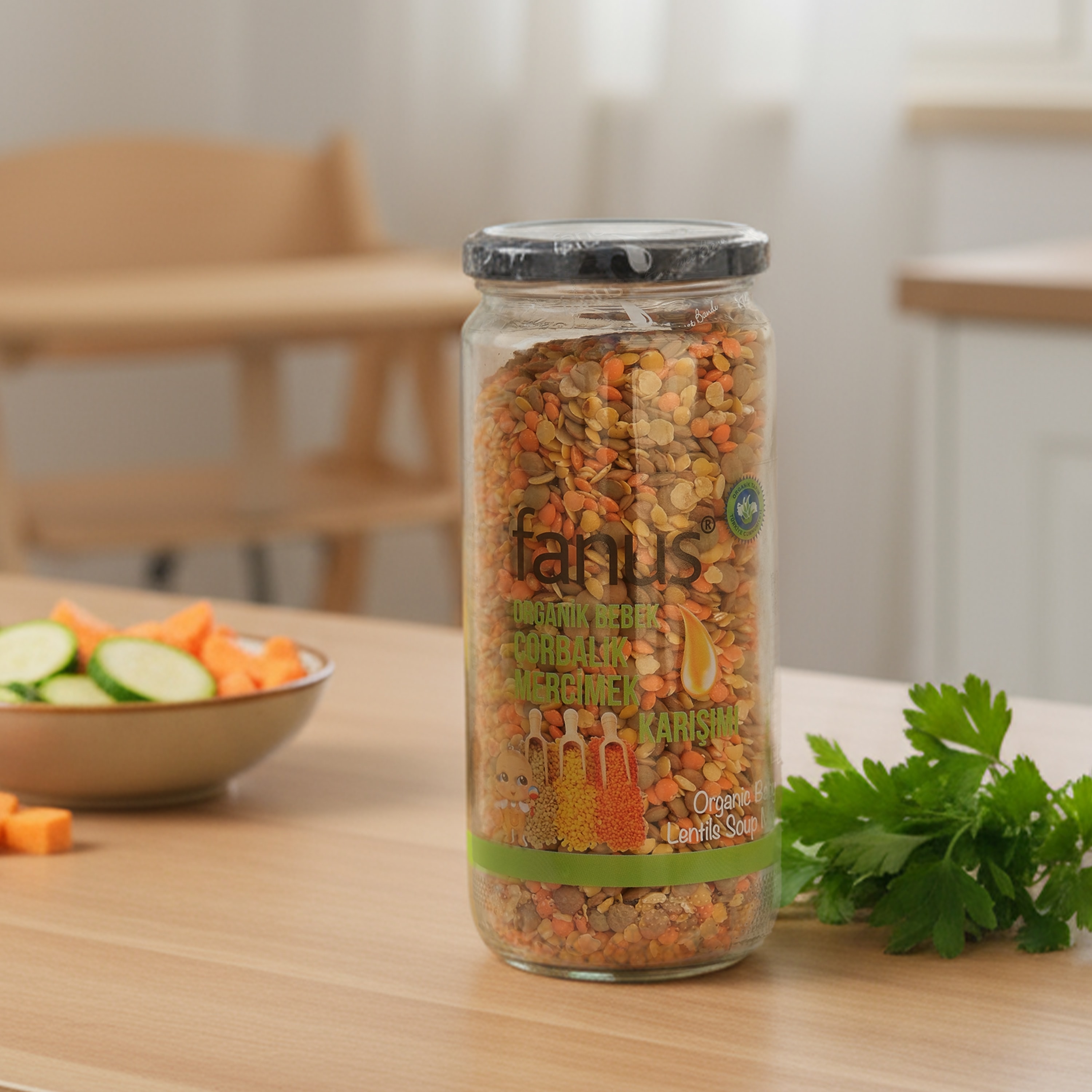 Organik Bebek Çorbalık  Mercimek Karışımı 370g