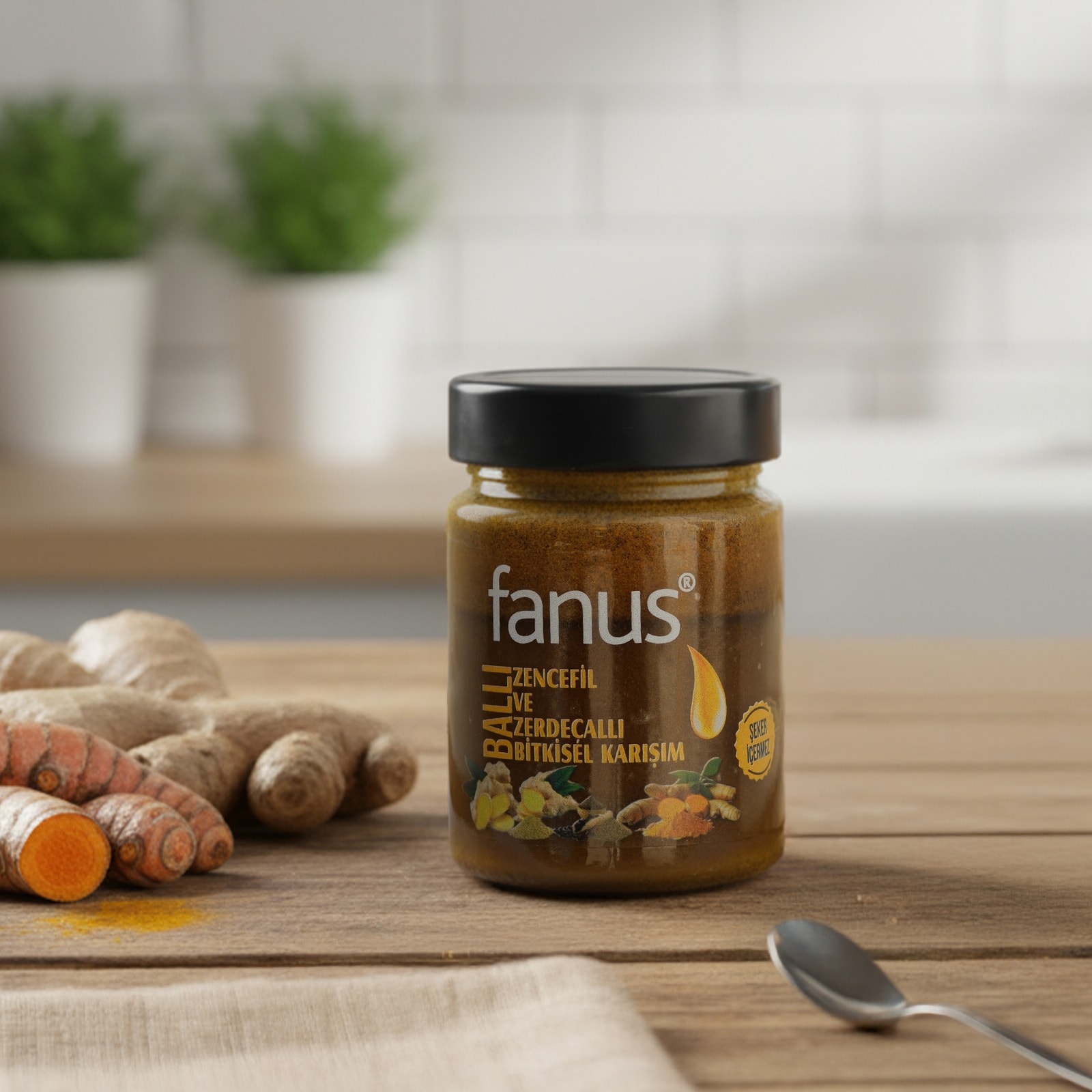 Fanus Zencefil Ve Zerdeçallı Ballı Bitkisel Karışım 400 G