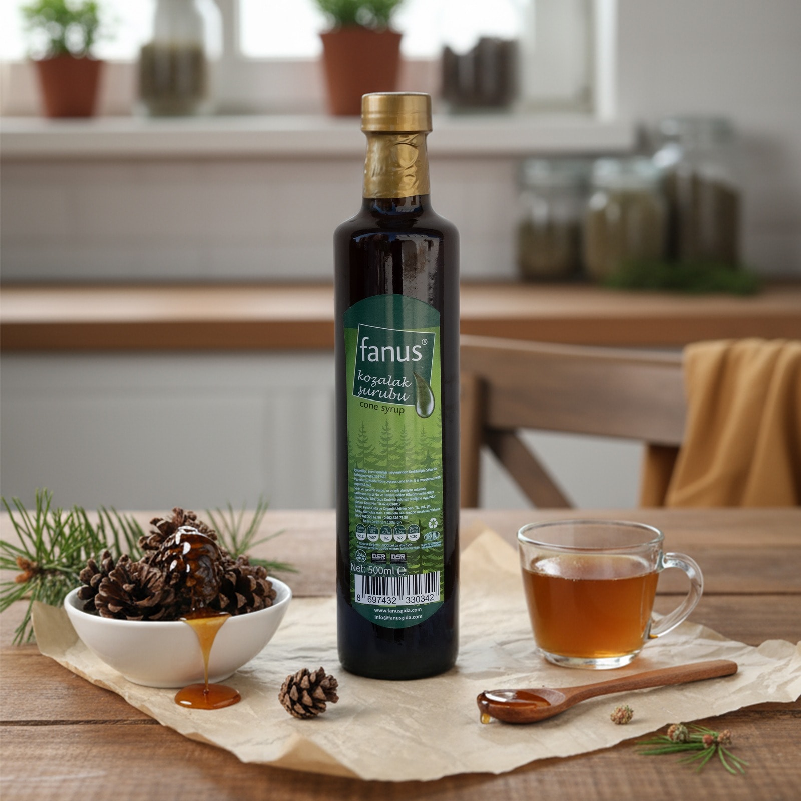 Fanus Kozalak Şurubu 500G