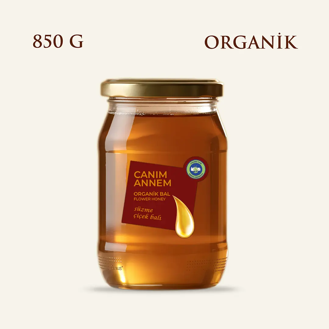 Anneler Gününe Özel Fanus Organik Çiçek Balı 850g