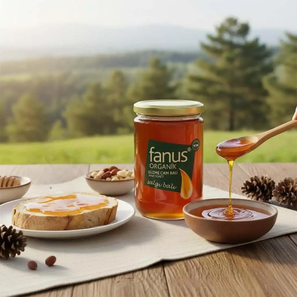 Fanus Organik Çam Balı 850g