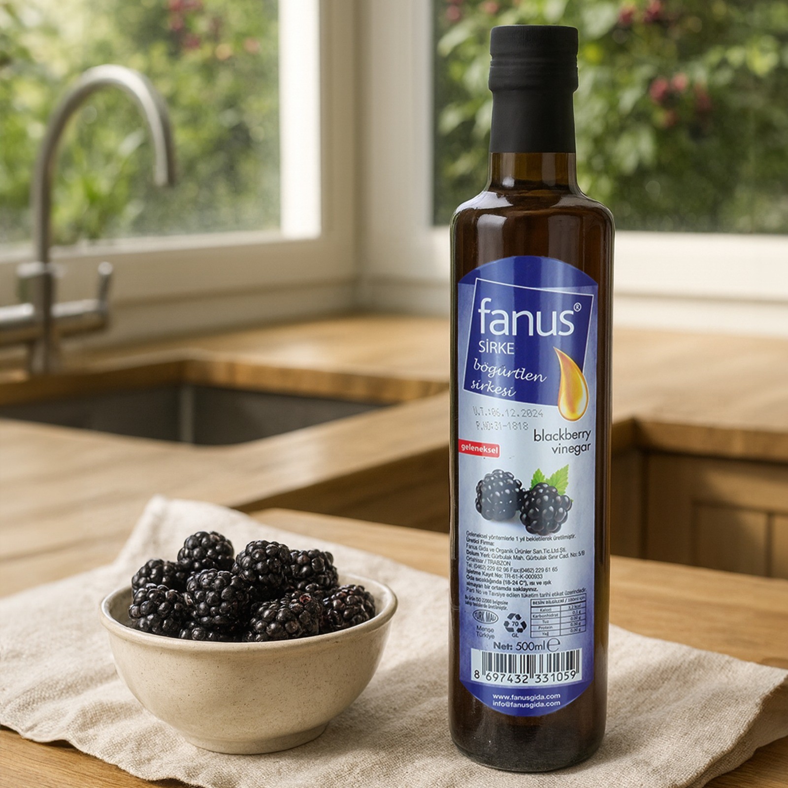 Böğürtlen Sirkesi 500g