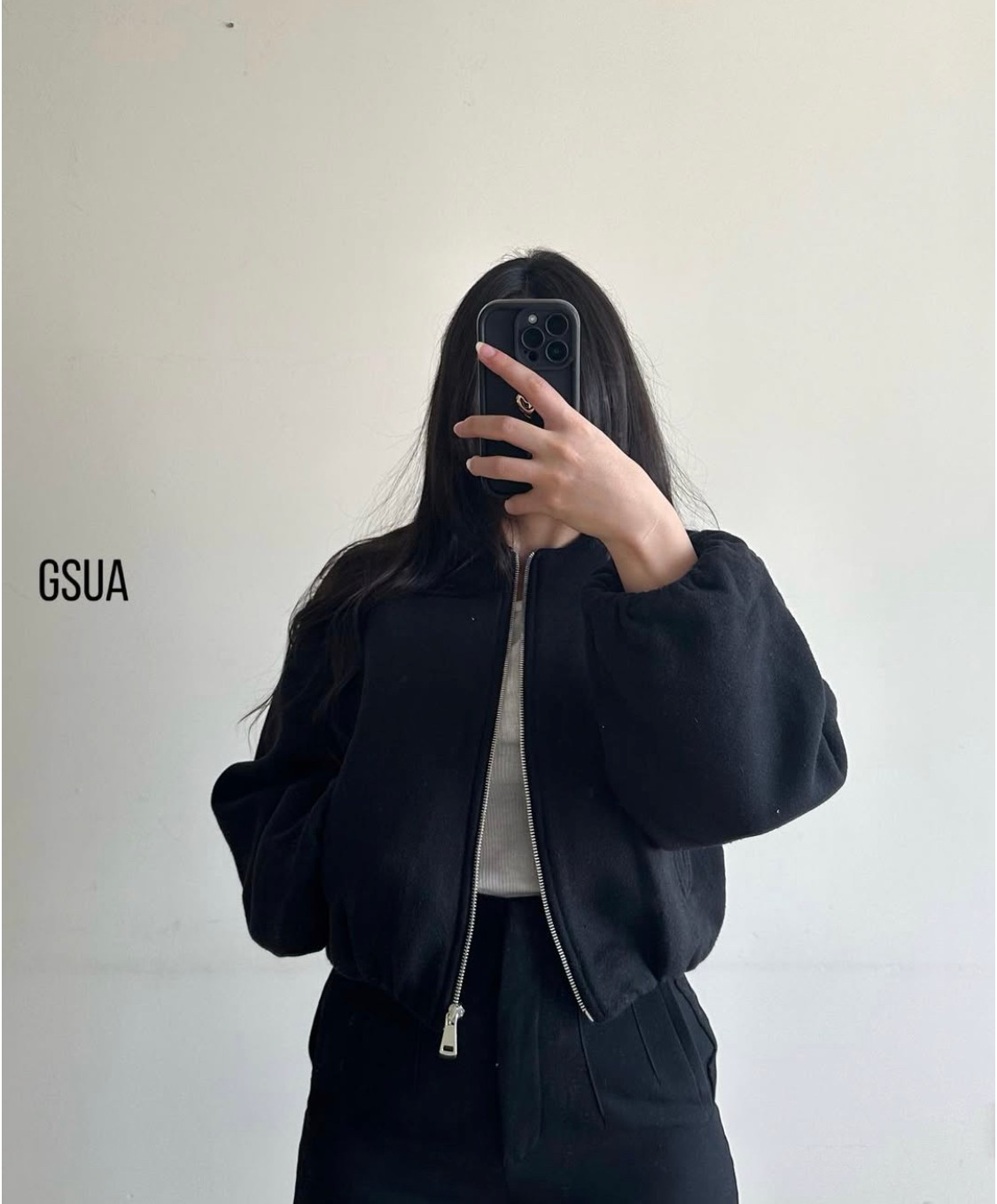 Bomber Ceket - Siyah